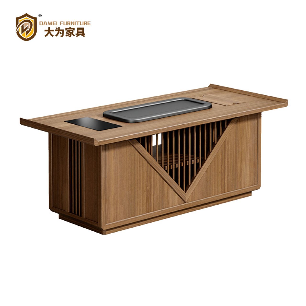 韶華系列 接待茶桌 實木茶水柜 