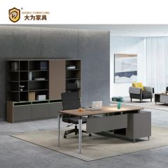 梵音系列 辦公家具 經理辦公桌 板式班臺 大班臺 主管桌 DWVL-D0118 1800W*1600D*750H（送貨上門）