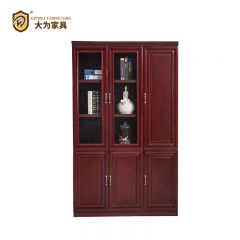 辦公家具 辦公室文件柜 木質書柜 資料柜 檔案柜 書架帶玻璃門 文件柜 DWWJG-0302