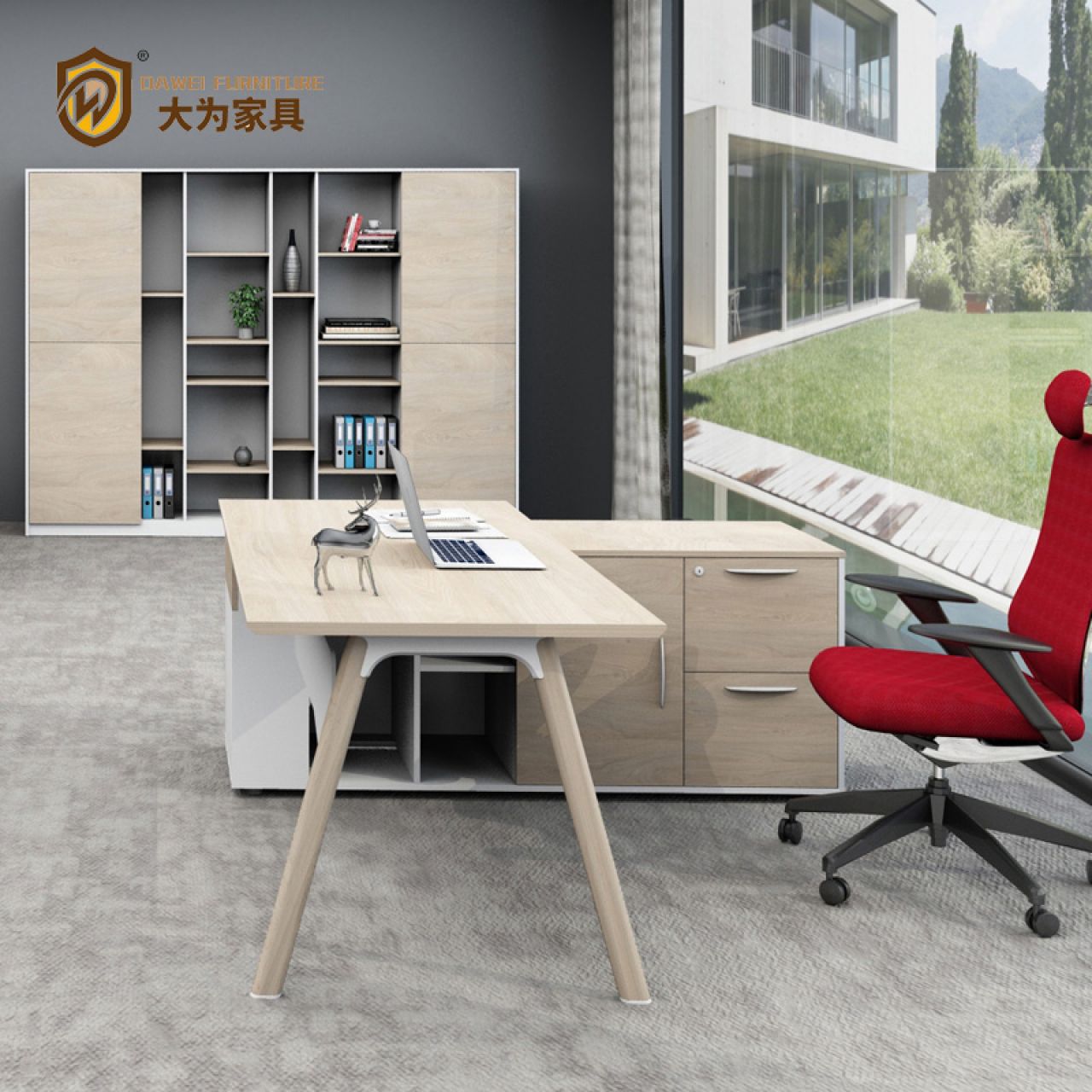雅致系列 辦公家具 大班臺(tái) 主管桌 經(jīng)理桌 老板桌