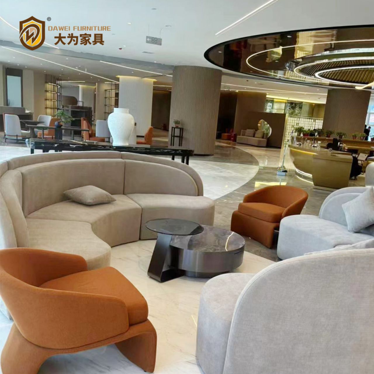 酒店簡約接待創意小沙發套裝