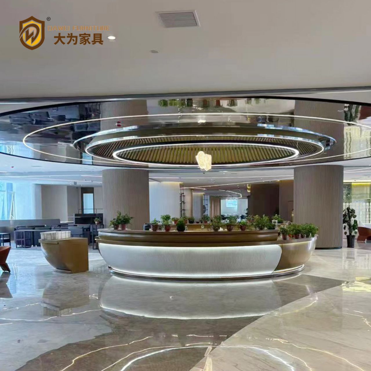 酒店大堂前臺